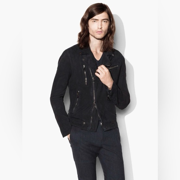 John Varvatos Other - $1998 Brand New John Varvatos Suede Chelsea Biker Jacket Size EU 46 USA 36
